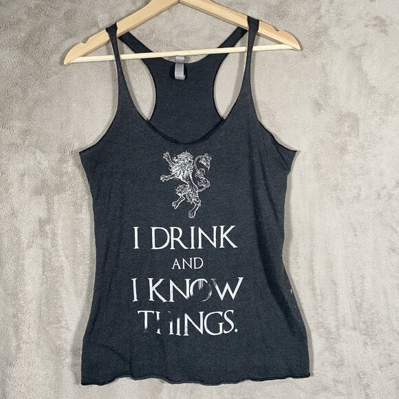 Game of Thrones Shirts S You Know Nothing Jon Snow I Drink And I Know Things - Picture 5 of 16